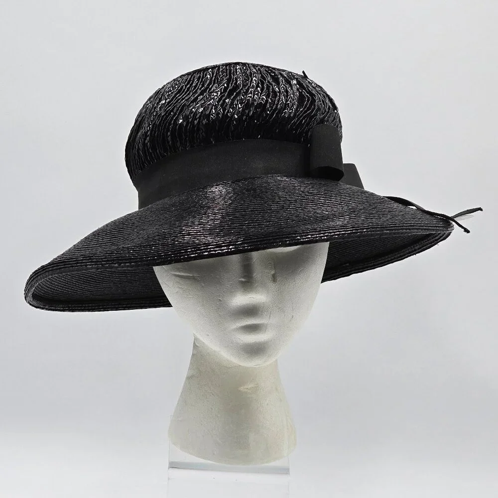 Chesterfield Original Black Lustra Wide Brim Hat
